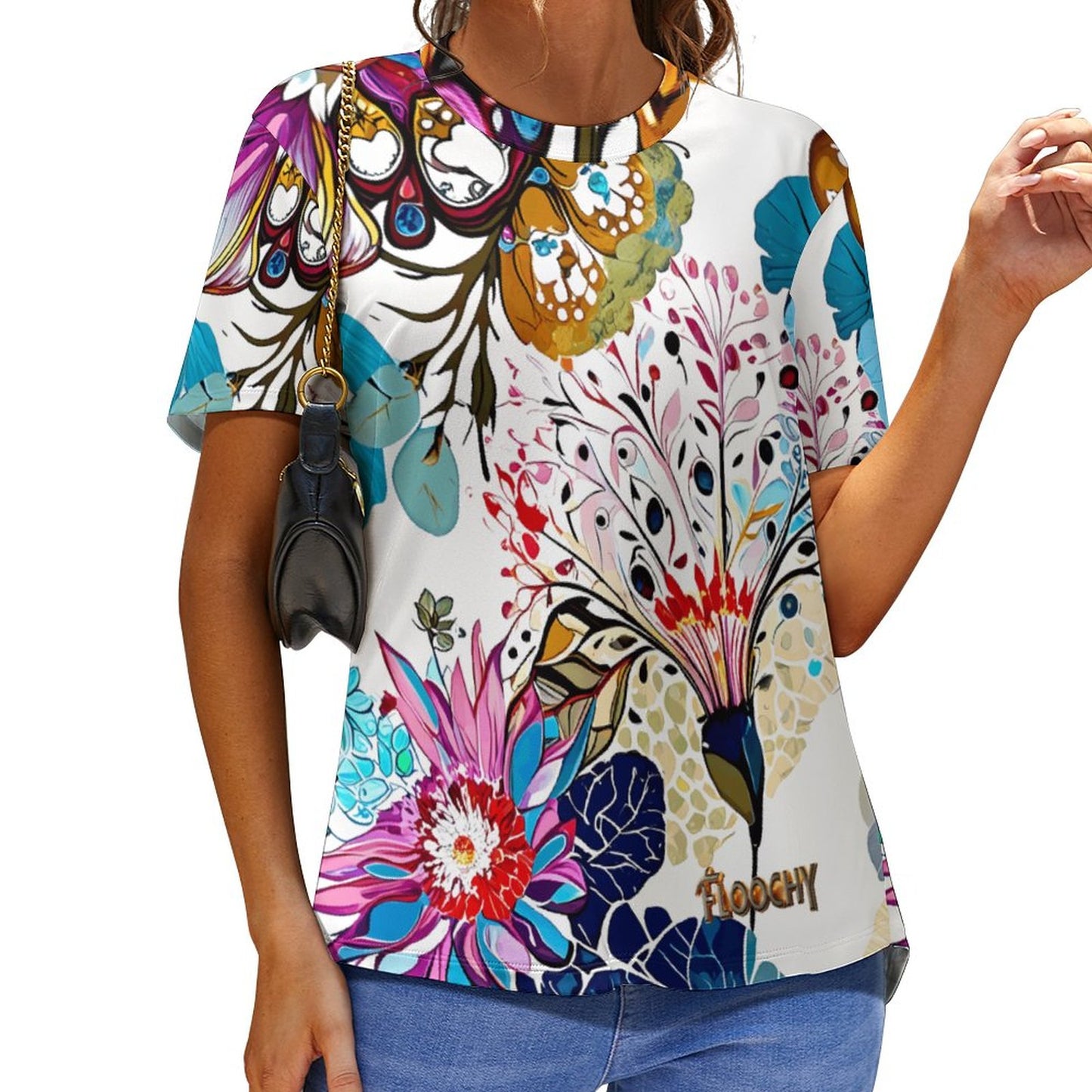 Custom Women Top T-Shirts NT (All-Over Printing) 180GSM Tees