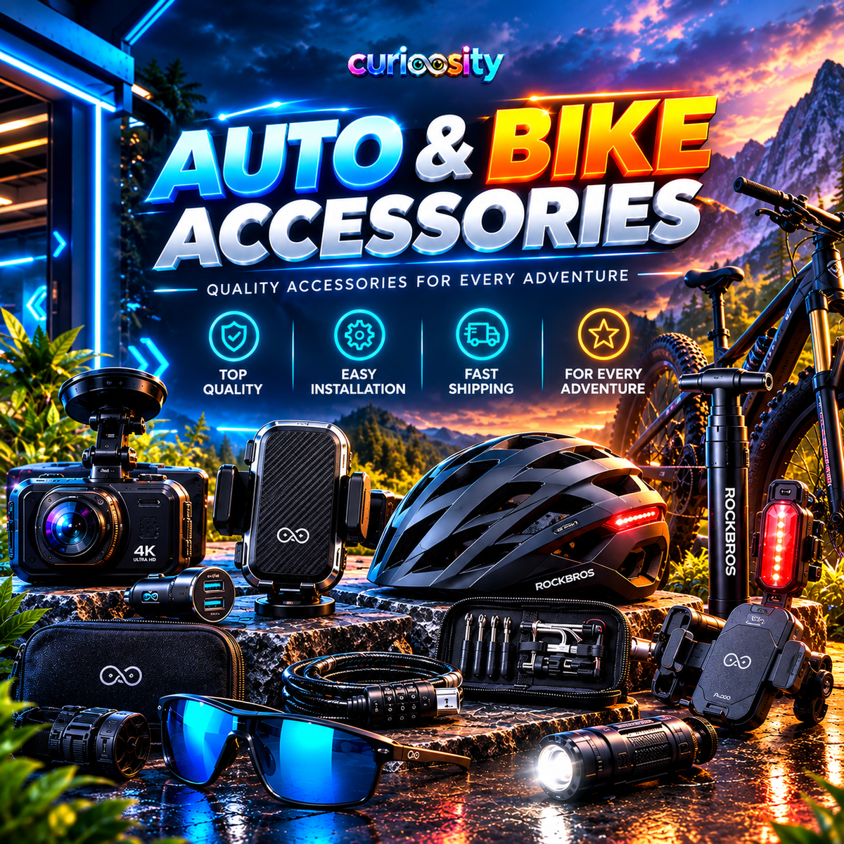 ACCESSORI AUTO E MOTO  BICI