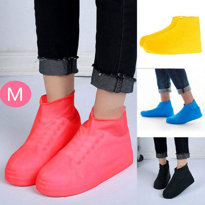 Latex Waterproof Shoe Cover Silicone Shoe Cover Sediment Resistant Rain Shoe Cover Travel Rainy Outdoor Water Shoe Cover Foot Cover