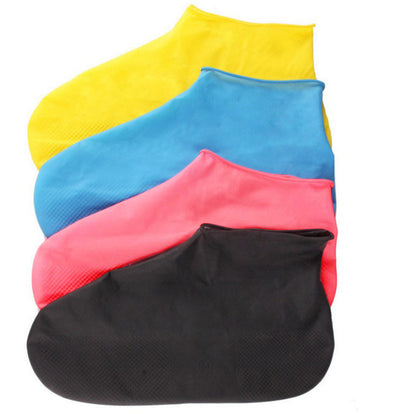 Latex Waterproof Shoe Cover Silicone Shoe Cover Sediment Resistant Rain Shoe Cover Travel Rainy Outdoor Water Shoe Cover Foot Cover