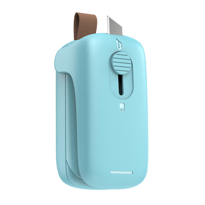 Lexuan Portable Household Quick-sealing Sealing Machine Small Express Food Packaging Bag Mini Hand Pressure Sliding Lid Sealer