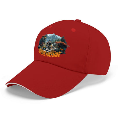 Baseball Cap for Men Women Curved Visor Sandwich