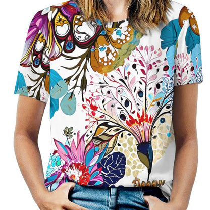 Custom Women Top T-Shirts NT (All-Over Printing) 180GSM Tees