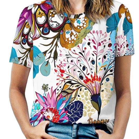 Custom Women Top T-Shirts NT (All-Over Printing) 180GSM Tees