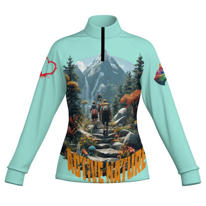 180gsm Women's Cool Touch Fitted Quick Dry Top(All-Over Printing)