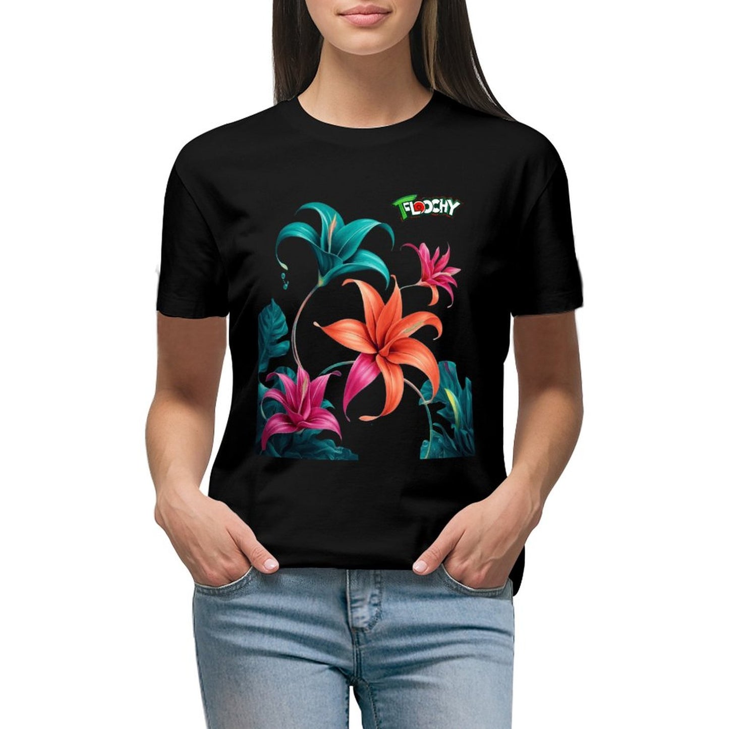 DTG 150gsm T-Shirts for Women-Printed Tees (High Definition & Front Printing)