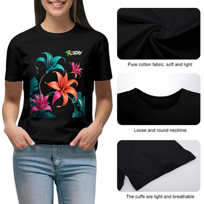DTG 150gsm T-Shirts for Women-Printed Tees (High Definition & Front Printing)