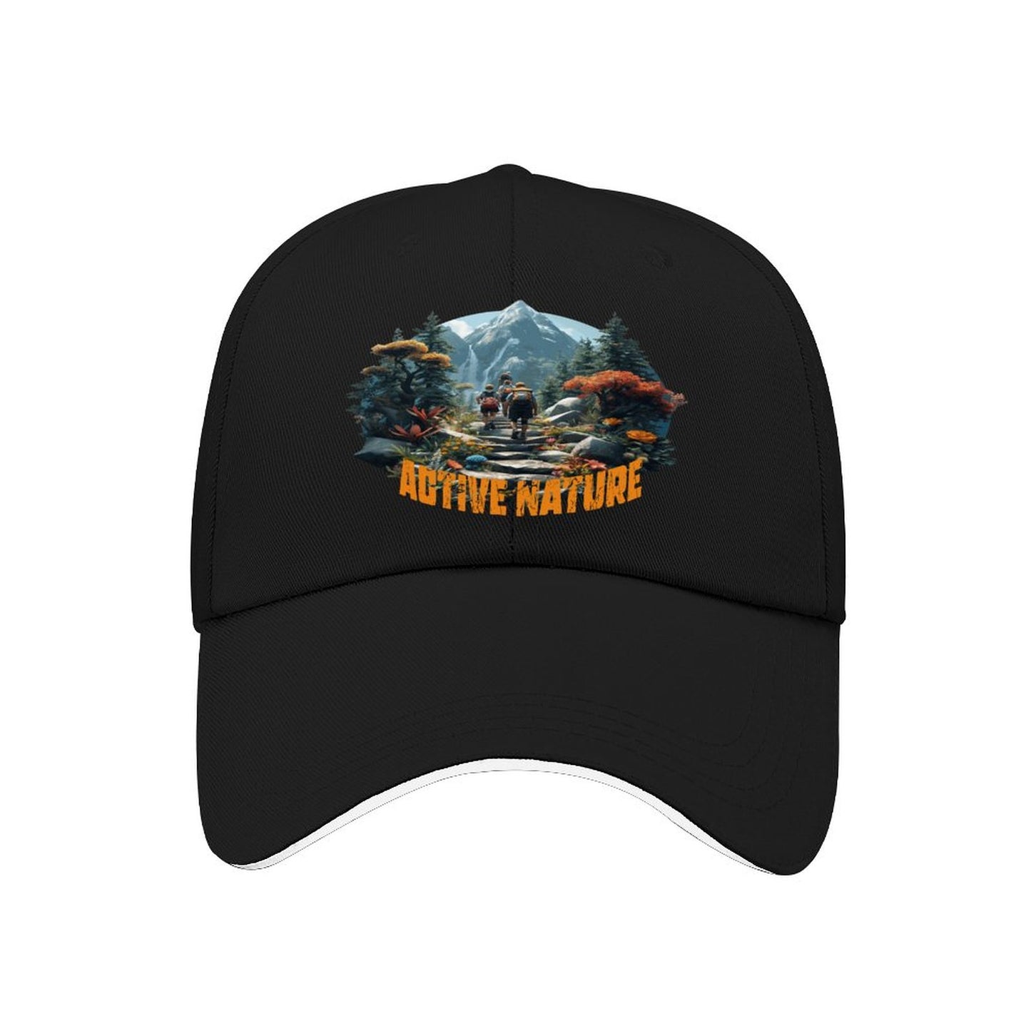 Baseball Cap for Men Women Curved Visor Sandwich