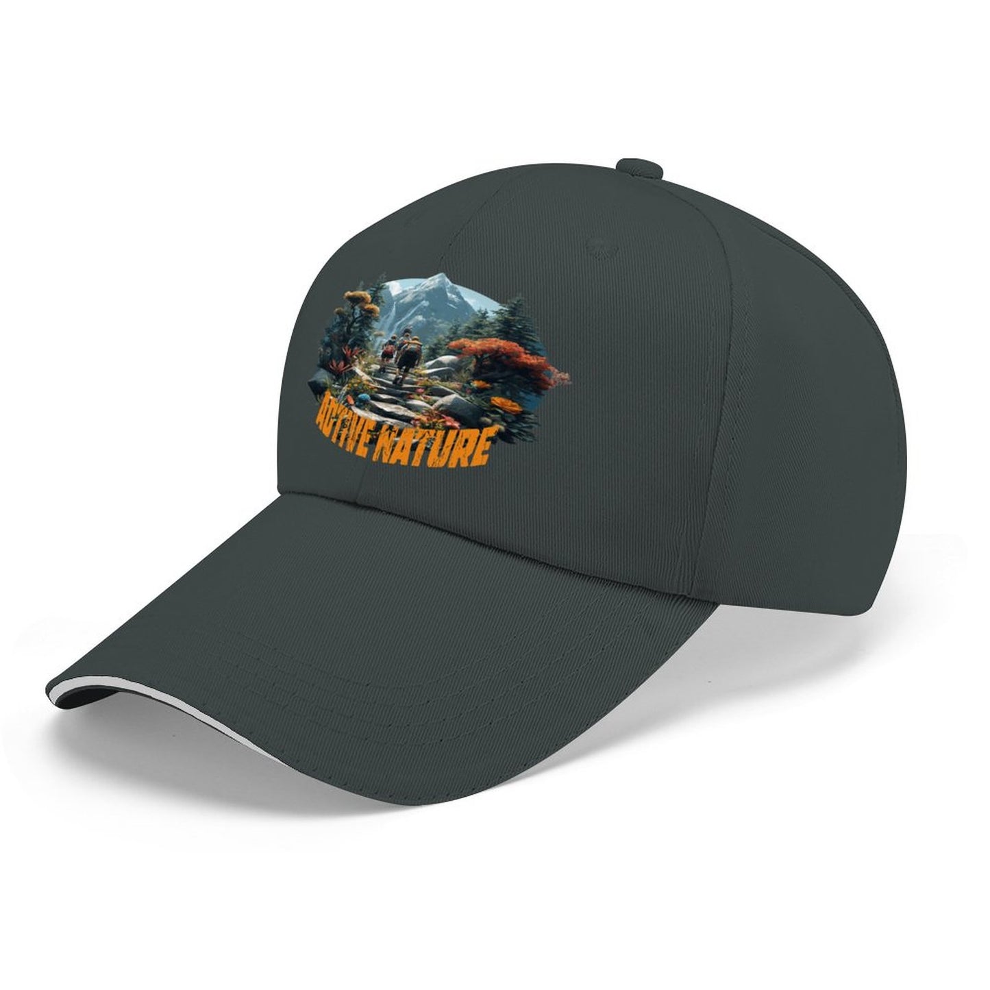 Baseball Cap for Men Women Curved Visor Sandwich