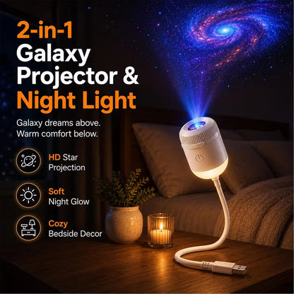 USB Star Projection Night Light