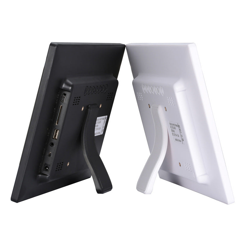 12-inch Electronic Album Digital Photo Frame Insert U Disk SD Card Loop Playback Picture Video Calendar Alarm Clock