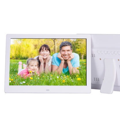 12-inch Electronic Album Digital Photo Frame Insert U Disk SD Card Loop Playback Picture Video Calendar Alarm Clock