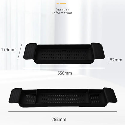 Bathtub Storage Rack Bath Tray Shelf Shower Tub Bathroom Tools Makeup Towel Organizer Plastic Kitchen Sink Drain Holder Shelf|Bathroom Shelves|   - AliExpress