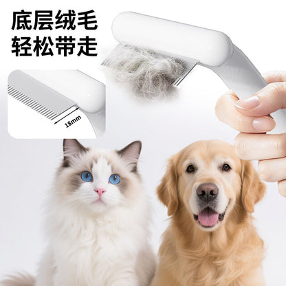 Three-In-One Pet Comb, Multifunctional Cat And Dog Grooming Tool, Thinning Comb, Detangling Comb, And Floating Hair Remover