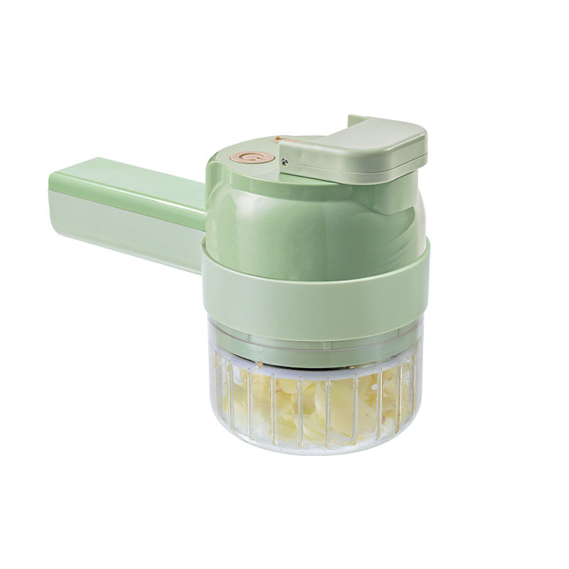 Gatling Vegetable Cutter Multi-functional Household Cordless Electric Handheld Garlic Mince Diced Minced Meat Cooking Machine Kitchen Artifact