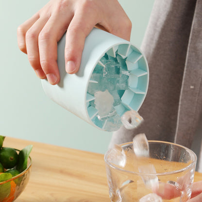 Cylinder Ice Tray Silicone Frozen Ice Cube Mold Ice Grain Ice Cup Ice Storage Ice Storage Box Household Ice Bucket Ice Box Maker