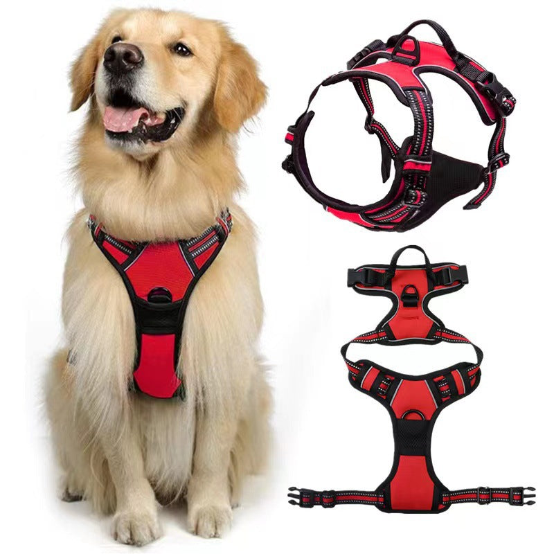 Pet Gardening Harness Vest With Thickened Explosion-Proof Design For Dogs, Cross-Border Style Dog Clothing, Dog Vest, Pet