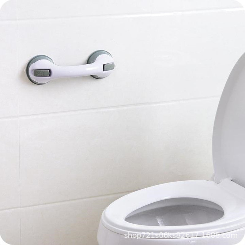 Bathroom Handrail Suction Cup Type Non-slip Handrail Free Punch Bathroom Glass Door Handle Safety Handle Wholesale