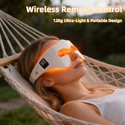 Red And Blue Light Eye Beauty Device Cross-Border New Product Household Led Infrared Light Beauty Device Esm Beauty Eye Mask Eye Massager