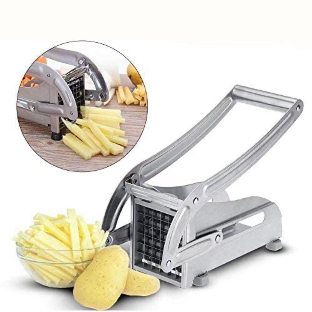 Multifunctional Stainless Steel Cucumber Slicer, Household Kitchen Vegetable Cutter, French Fry Machine, Potato Slicer