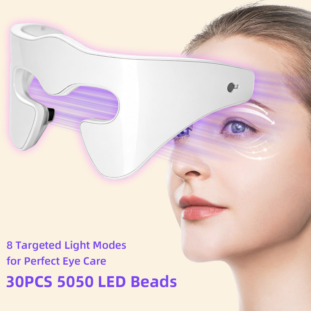Red And Blue Light Eye Beauty Device Cross-Border New Product Household Led Infrared Light Beauty Device Esm Beauty Eye Mask Eye Massager