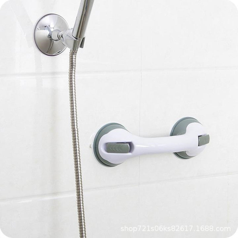 Bathroom Handrail Suction Cup Type Non-slip Handrail Free Punch Bathroom Glass Door Handle Safety Handle Wholesale