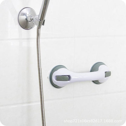 Bathroom Handrail Suction Cup Type Non-slip Handrail Free Punch Bathroom Glass Door Handle Safety Handle Wholesale