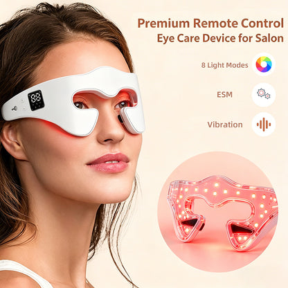Red And Blue Light Eye Beauty Device Cross-Border New Product Household Led Infrared Light Beauty Device Esm Beauty Eye Mask Eye Massager