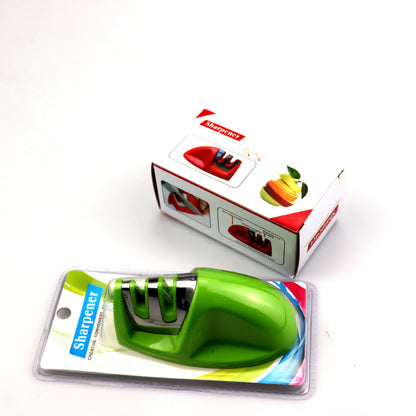 Mini Mouse Sharpener Household Portable Two-Segment Ceramic Tungsten Steel Quick Sharpener Knife Sharpener