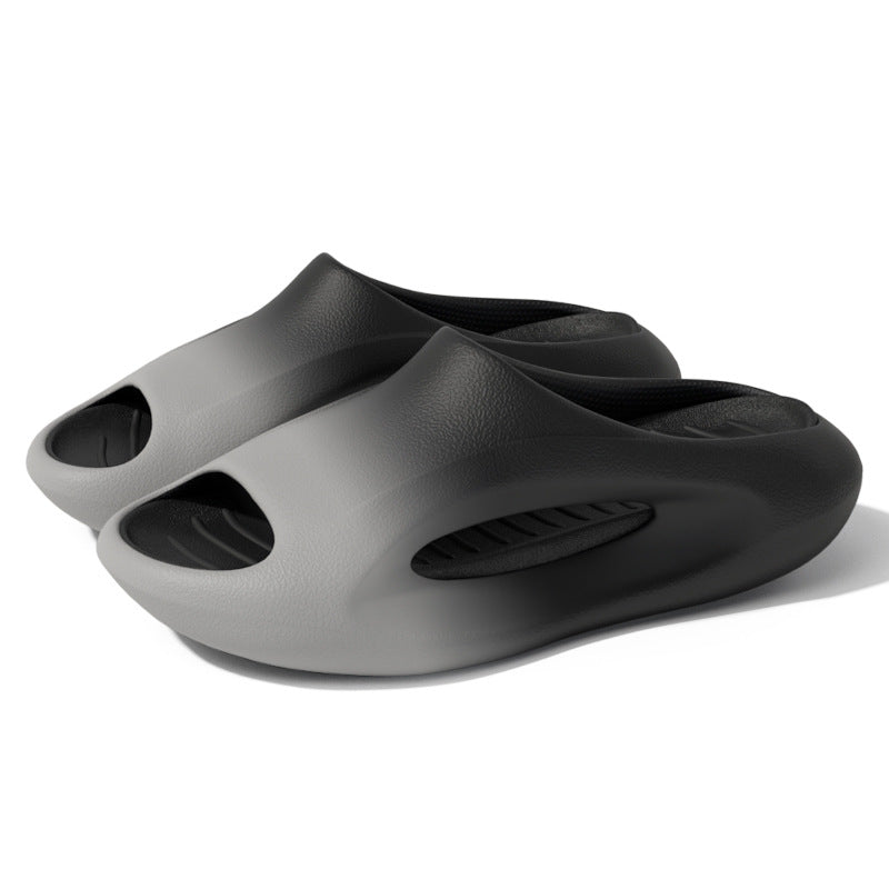 Gradient Slippers Men's Summer Outdoor Wear Sports Men's Trendy Thick Bottom Couple Sandals