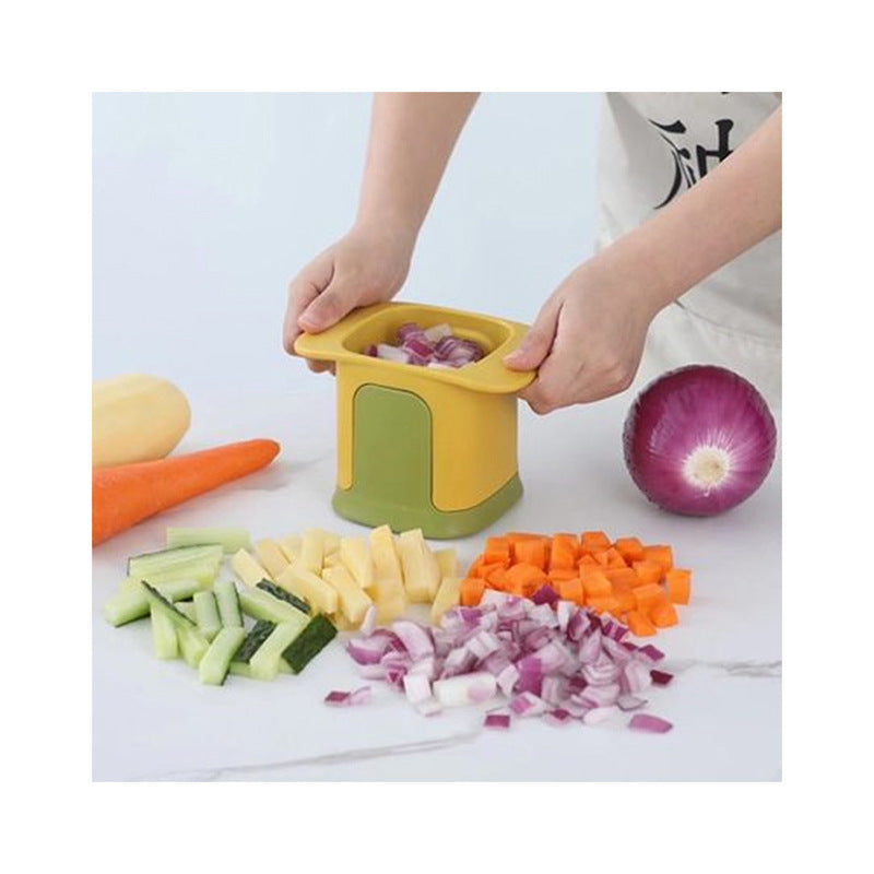 New Push-type Dicing Device Household Daily Vegetable Cutter Kitchen Artifact Wholesale Multi-functional Vegetable Cutter