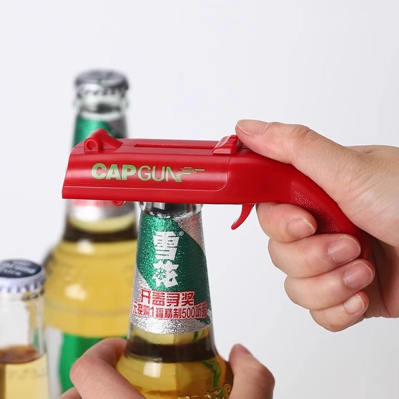 Creative Ejection Bottle Opener Shake Tone Internet Red Beer Ejection Bottle Opener Fun Personality Launcher Bottle Opener