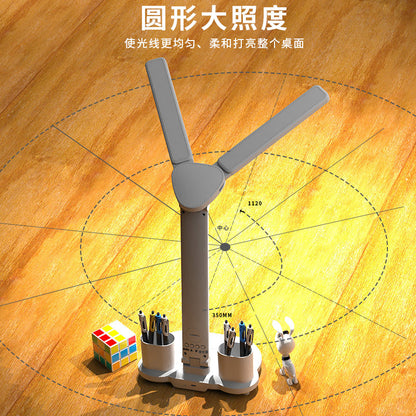 Desk Lamp Study Special College Student Dormitory Eye Protection Plug-in Bedside Lamp Desk Reading Multi-function Pen Holder Lamp