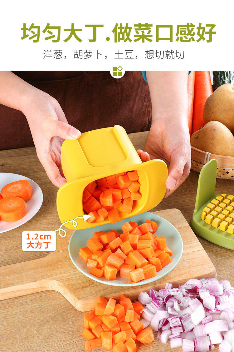 New Push-type Dicing Device Household Daily Vegetable Cutter Kitchen Artifact Wholesale Multi-functional Vegetable Cutter