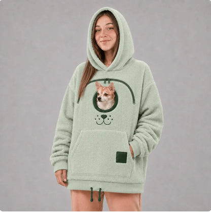 Flannel hoodie