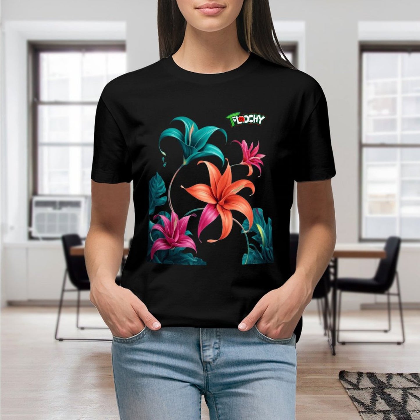 DTG 150gsm T-Shirts for Women-Printed Tees (High Definition & Front Printing)