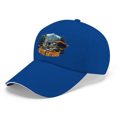 Baseball Cap for Men Women Curved Visor Sandwich