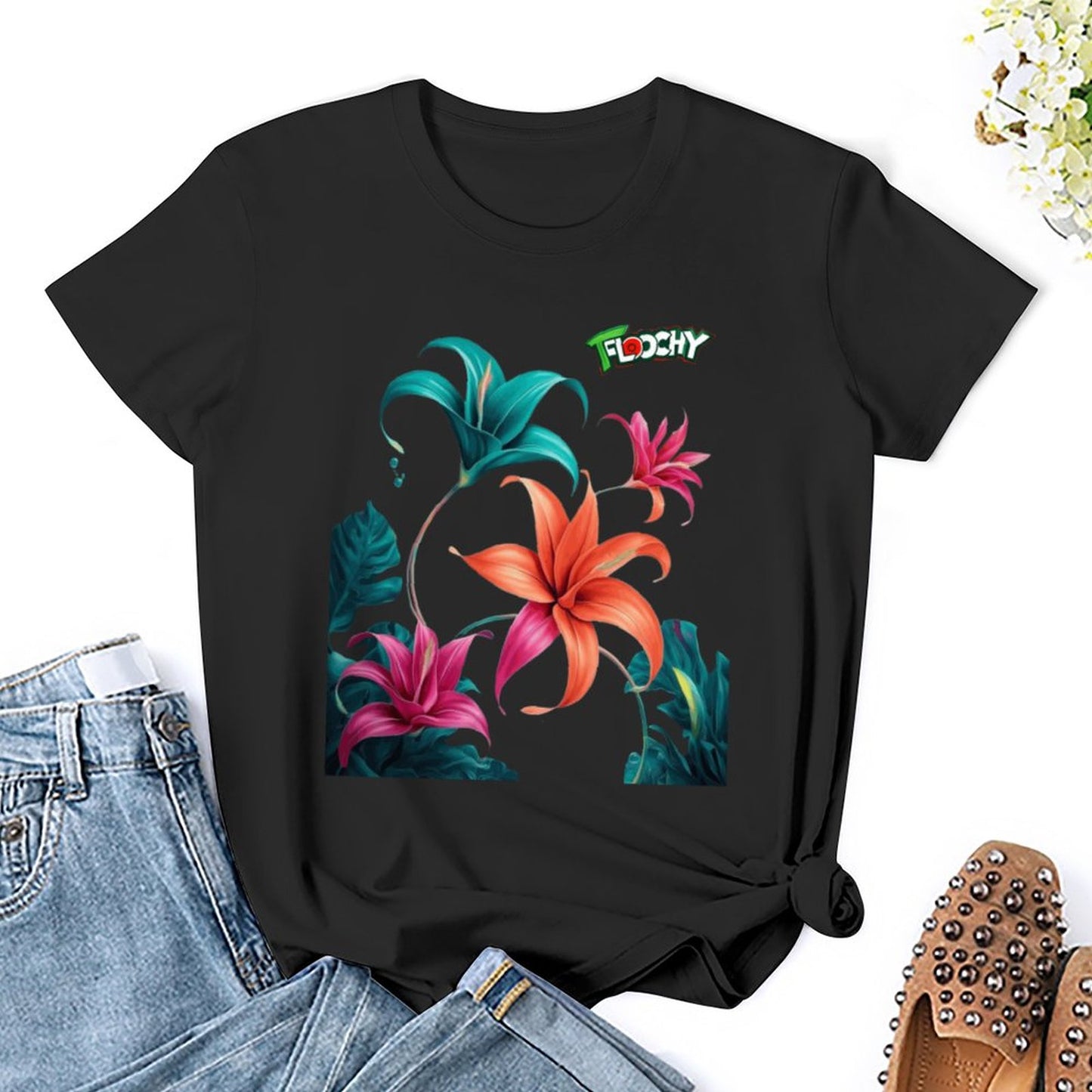 DTG 150gsm T-Shirts for Women-Printed Tees (High Definition & Front Printing)